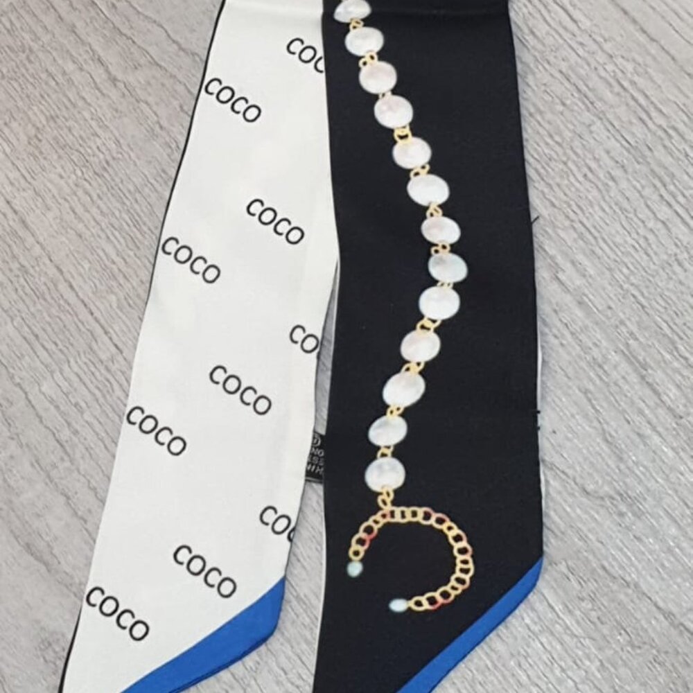 Skinny Scarf Fashion Women Wrap Hand Bag Accessory Hair Tie Luxe Trendy Gift